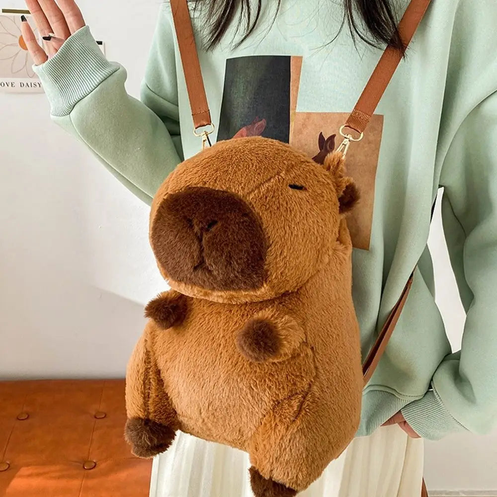 Capybara Plush Backpack