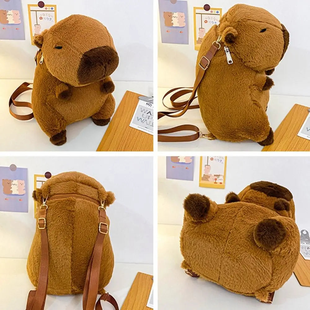 Capybara Plush Backpack